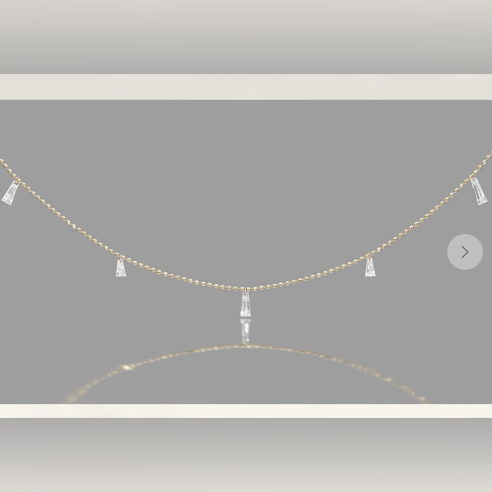 Kataoka Tapered Diamond Necklace (18K + Natural Diamonds)